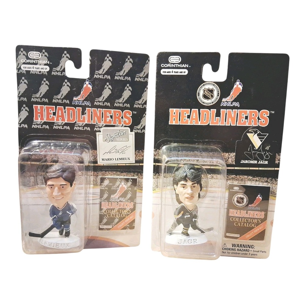 RARE VTG Corinthian Signature Series Lemieux & Jagr NHL Legends Collectors Dream